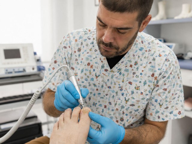 Tratamento de uñas engrosadas en Ribadavia - Imagen 1
